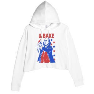 Shake And Bake Benjamin Franklin Crop Fleece Hoodie