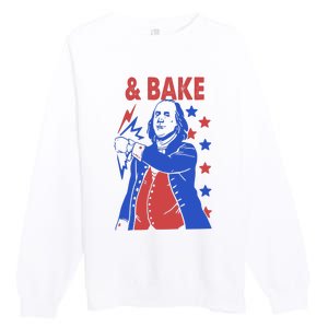 Shake And Bake Benjamin Franklin Premium Crewneck Sweatshirt