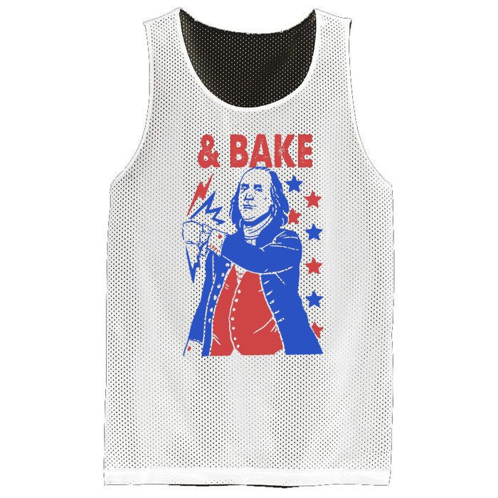 Shake And Bake Benjamin Franklin Mesh Reversible Basketball Jersey Tank