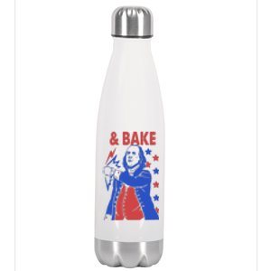 Shake And Bake Benjamin Franklin Stainless Steel Insulated Water Bottle