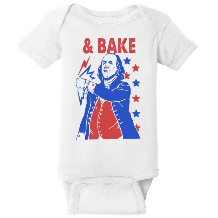 Shake And Bake Benjamin Franklin Baby Bodysuit