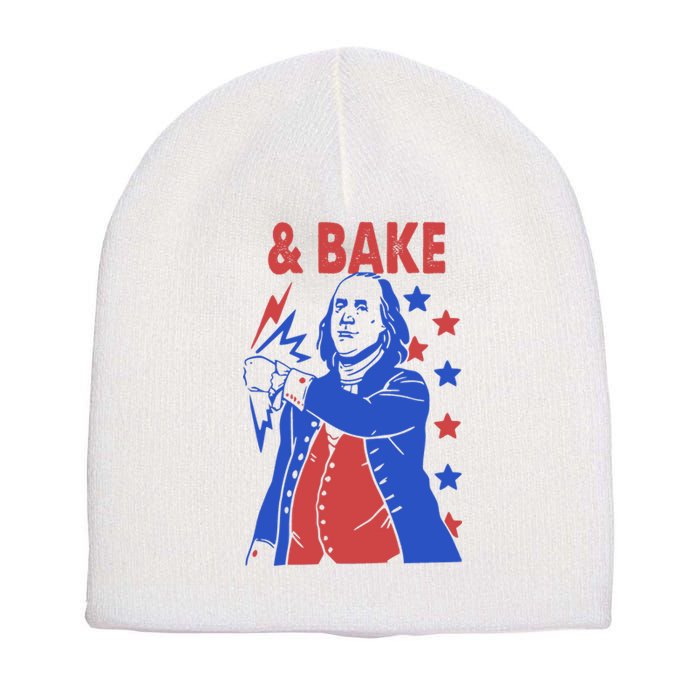 Shake And Bake Benjamin Franklin Short Acrylic Beanie