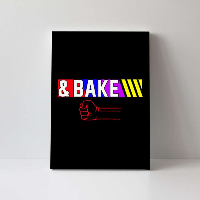 Shake And Bake Funny Family Matching Lover Dad Daughter Canvas