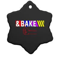 Shake And Bake Funny Family Matching Lover Dad Daughter Ceramic Star Ornament