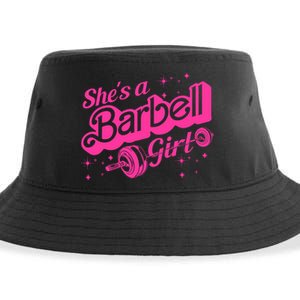 SheS A Barbell Girl Sustainable Bucket Hat