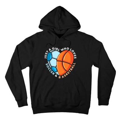 Soccer And Basketball Funny Gift Hoodie