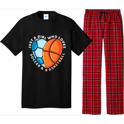 Soccer And Basketball Funny Gift Pajama Set