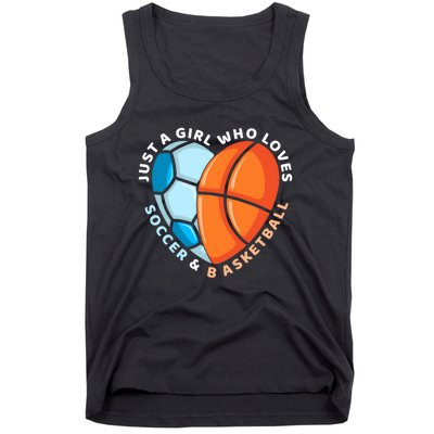 Soccer And Basketball Funny Gift Tank Top