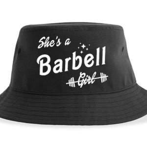 Shes A Barbell Sustainable Bucket Hat