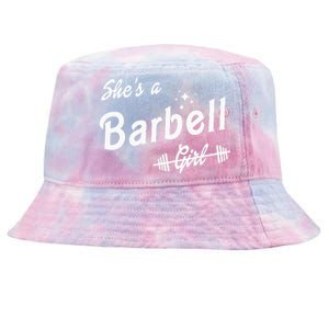 Shes A Barbell Tie-Dyed Bucket Hat