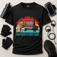 Steak And Bj Day Funny Retro Performance Shirt