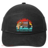 Steak And Bj Day Funny Retro 7-Panel Snapback Hat