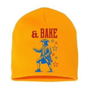 Shake And Bake 4th Of July Couple Matching Short Acrylic Beanie