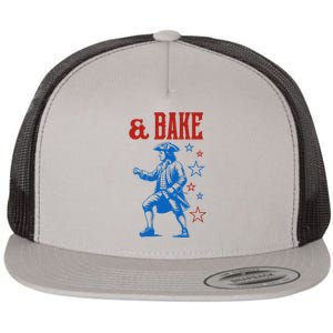 Shake And Bake 4th Of July Couple Matching Flat Bill Trucker Hat