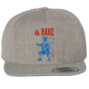 Shake And Bake 4th Of July Couple Matching Wool Snapback Cap