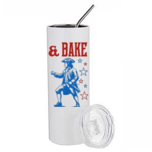 Shake And Bake 4th Of July Couple Matching Stainless Steel Tumbler