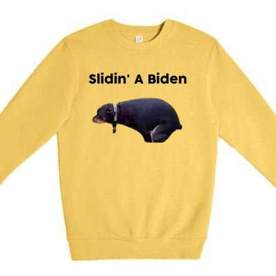 Slidin' A Biden Premium Crewneck Sweatshirt