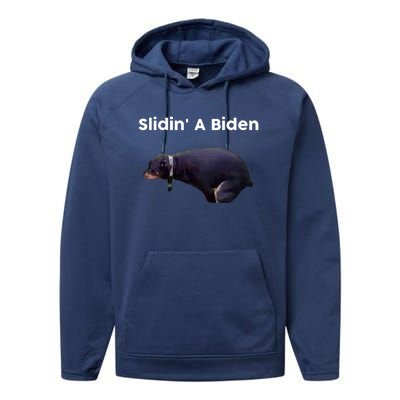 Slidin' A Biden Performance Fleece Hoodie