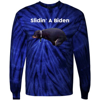 Slidin' A Biden Tie-Dye Long Sleeve Shirt