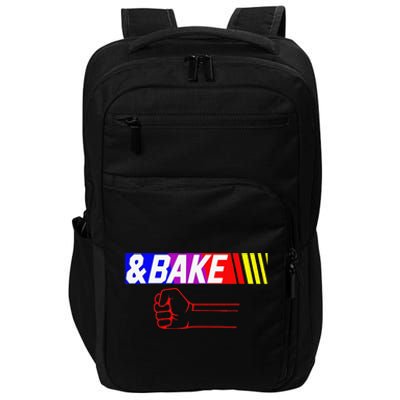 Shake And Bake Funny Family Lover Dad Daughter Son Matching Impact Tech Backpack