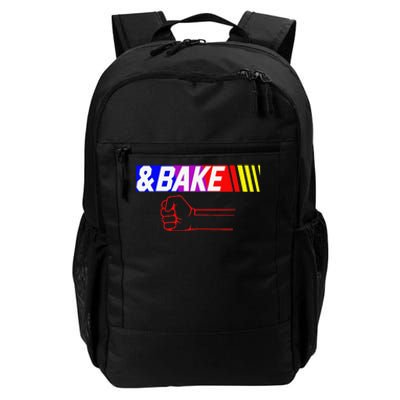 Shake And Bake Funny Family Lover Dad Daughter Son Matching Daily Commute Backpack