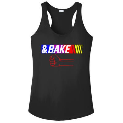 Shake And Bake Funny Family Lover Dad Daughter Son Matching Ladies PosiCharge Competitor Racerback Tank