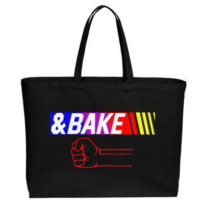 Shake And Bake Funny Family Lover Dad Daughter Son Matching Cotton Canvas Jumbo Tote