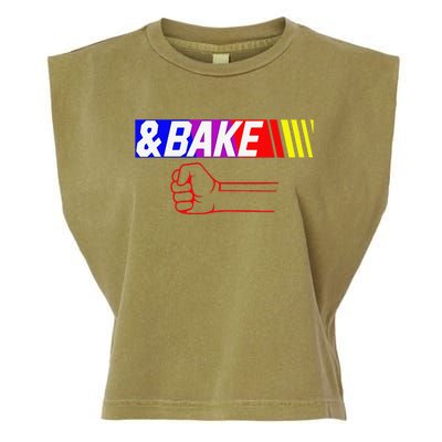 Shake And Bake Funny Family Lover Dad Daughter Son Matching Garment-Dyed Women's Muscle Tee