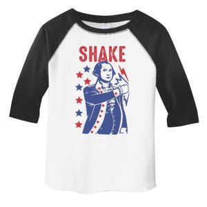 Shake And Bake Funny Couple Matching 4th of July Shake Toddler Fine Jersey T-Shirt