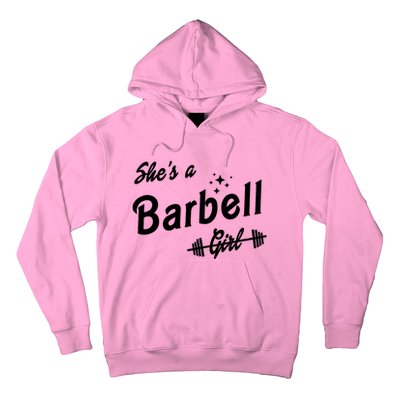 Shes A Barbell Girl Hoodie