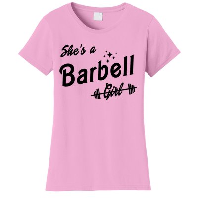 Shes A Barbell Girl Women's T-Shirt