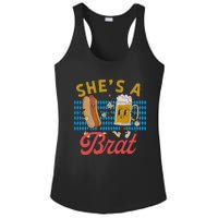 She’S A Brat Couples Oktoberfest Matching Drinking Team Ladies PosiCharge Competitor Racerback Tank