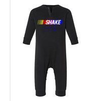 Shake And Bake Funny Family Lover Dad Daughter Son Matching Infant Fleece One Piece