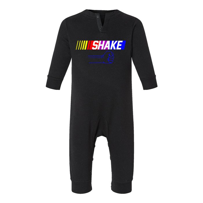 Shake And Bake Funny Family Lover Dad Daughter Son Matching Infant Fleece One Piece