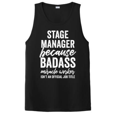 Stage Ager Badass Miracle Worker Isn't Job Title Cool Gift PosiCharge Competitor Tank