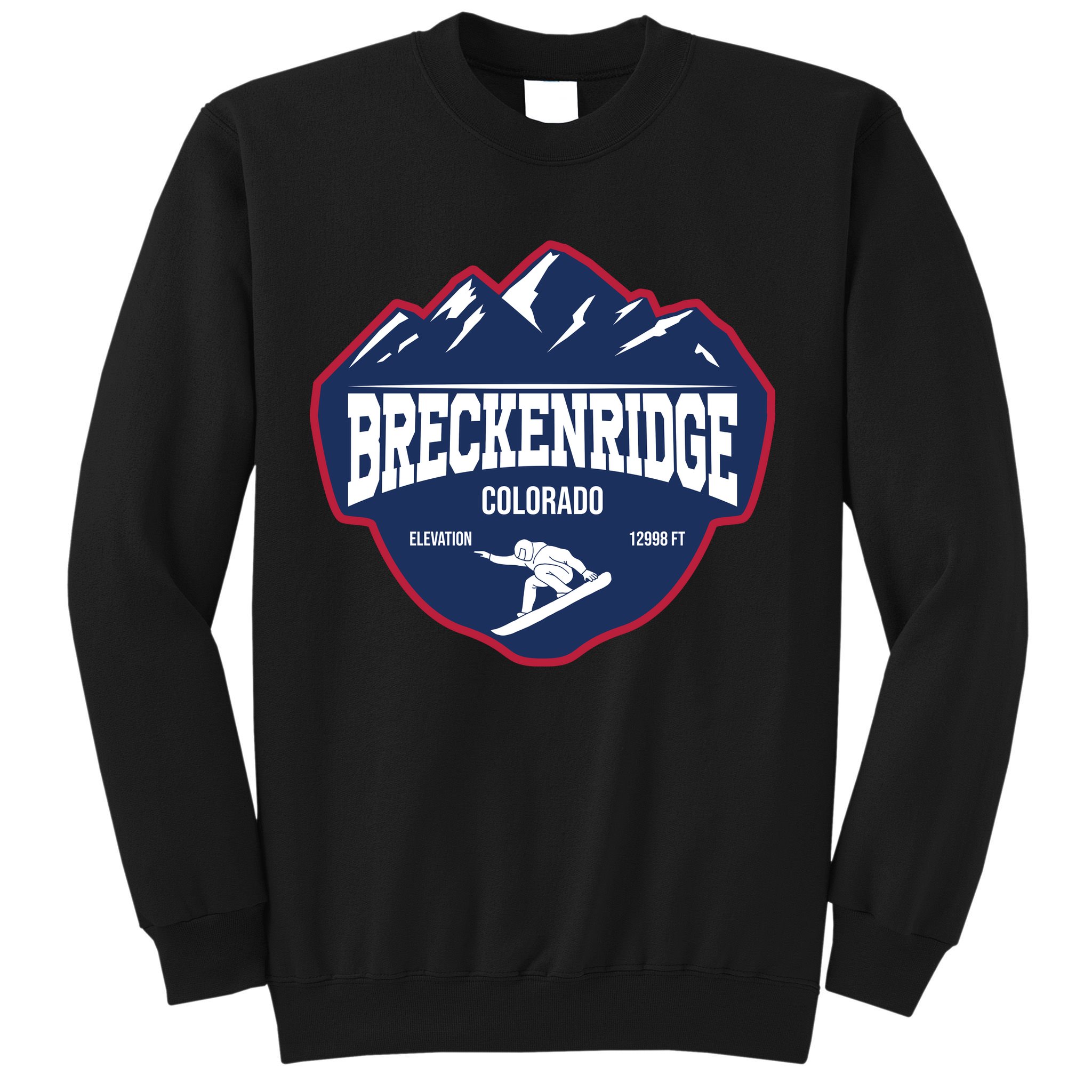 Ski At Breckenridge Colorado Sweatshirt