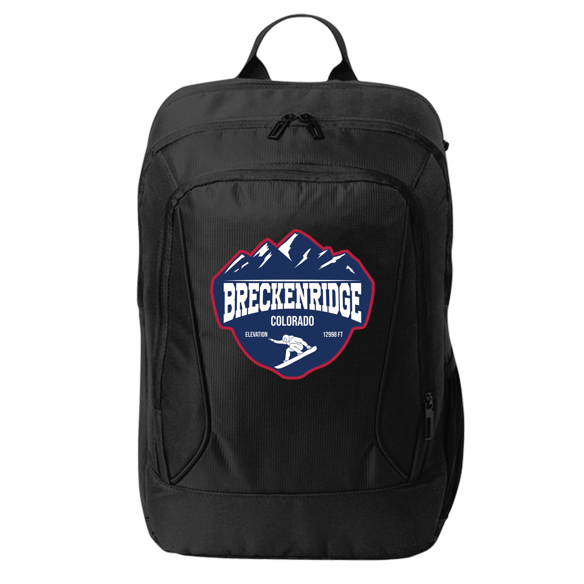 Ski At Breckenridge Colorado City Backpack