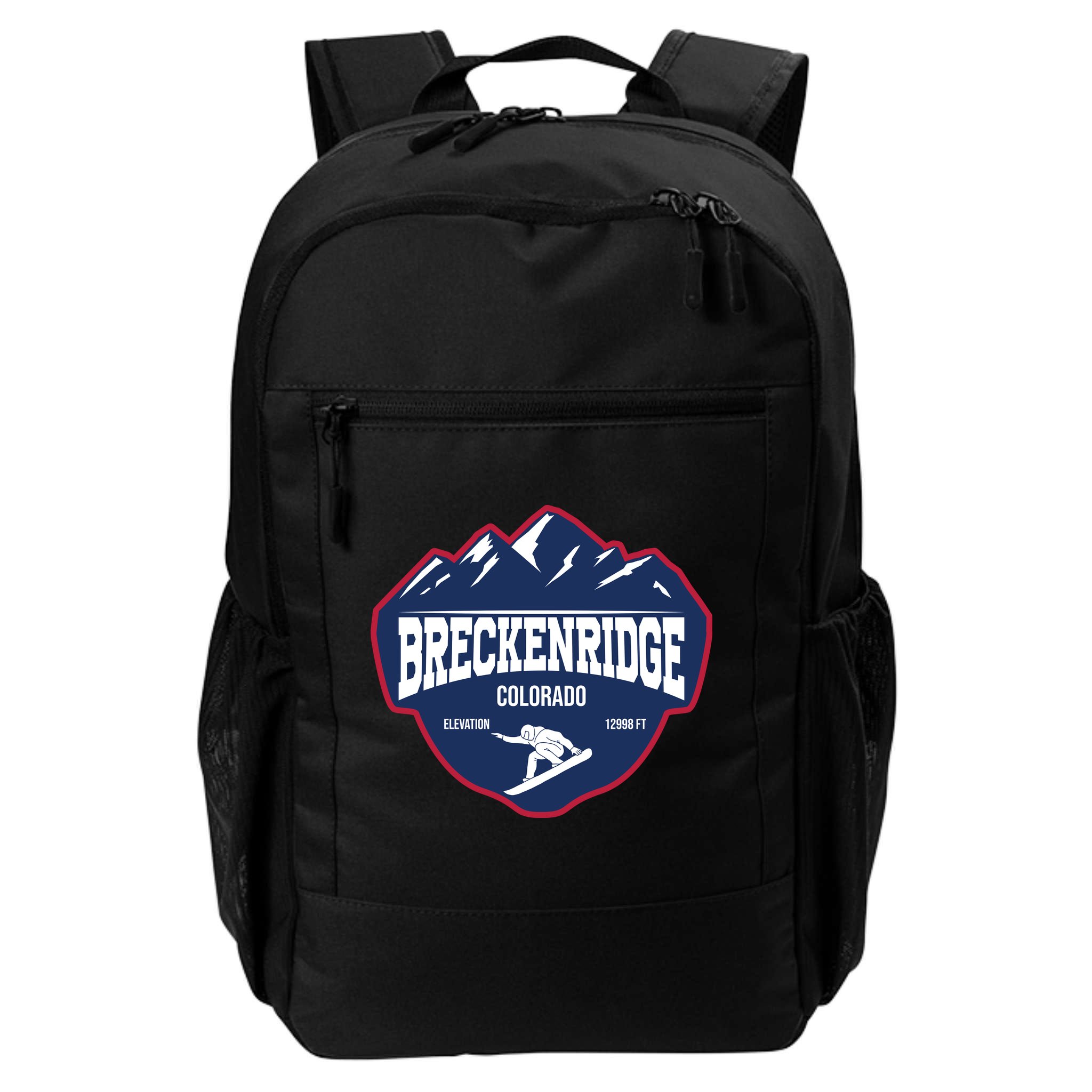 Ski At Breckenridge Colorado Backpack