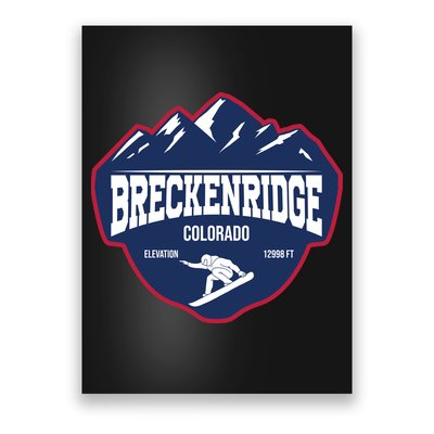 Ski At Breckenridge Colorado Poster