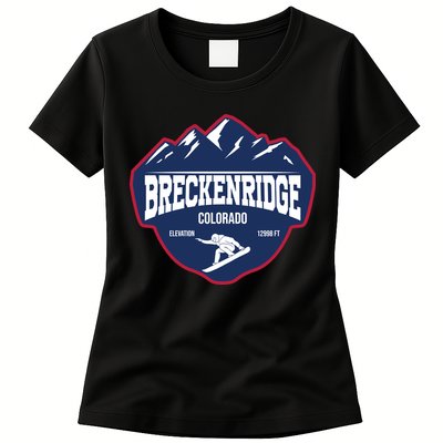 Ski At Breckenridge Colorado Womens T-Shirt