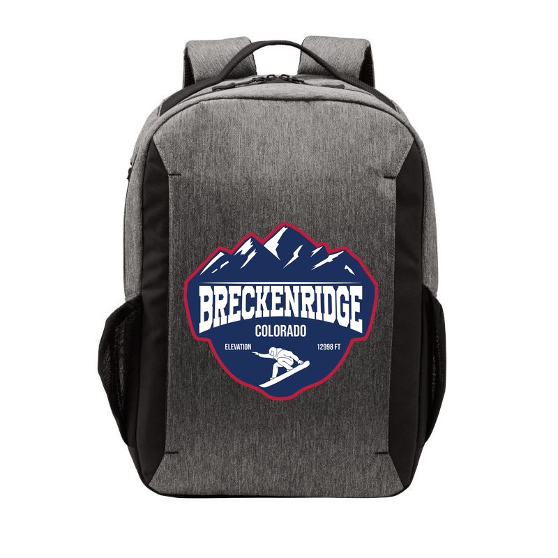 Ski At Breckenridge Colorado Vector Backpack