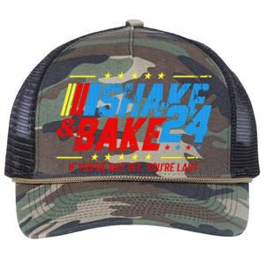 Shake And Bake 24 If You're Not 1st You're Last Retro Rope Trucker Hat Cap