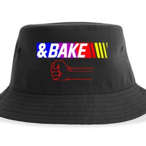 Shake And Bake Funny Family Lover Dad Daughter Son Matching Sustainable Bucket Hat