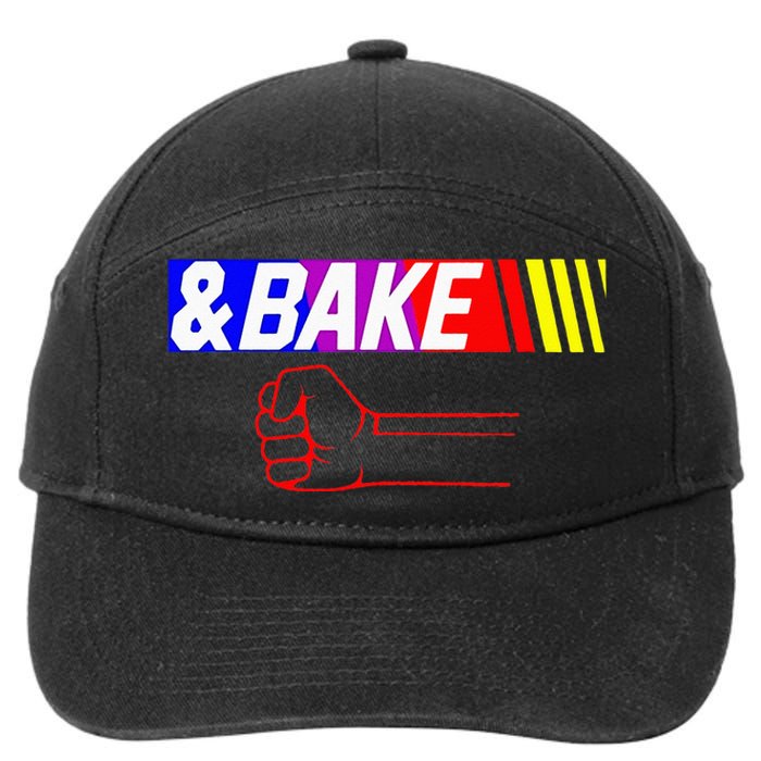 Shake And Bake Funny Family Lover Dad Daughter Son Matching 7-Panel Snapback Hat