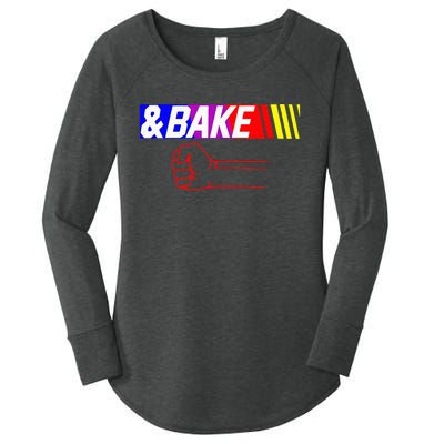 Shake And Bake Funny Family Lover Dad Daughter Son Matching Women's Perfect Tri Tunic Long Sleeve Shirt