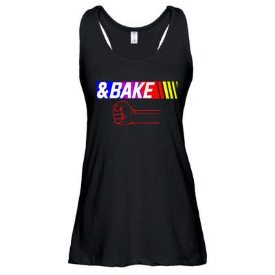 Shake And Bake Funny Family Lover Dad Daughter Son Matching Ladies Essential Flowy Tank