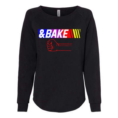 Shake And Bake Funny Family Lover Dad Daughter Son Matching Womens California Wash Sweatshirt