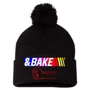 Shake And Bake Funny Family Lover Dad Daughter Son Matching Pom Pom 12in Knit Beanie