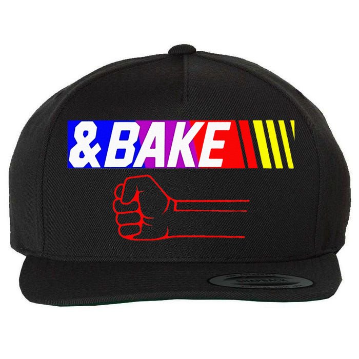 Shake And Bake Funny Family Lover Dad Daughter Son Matching Wool Snapback Cap