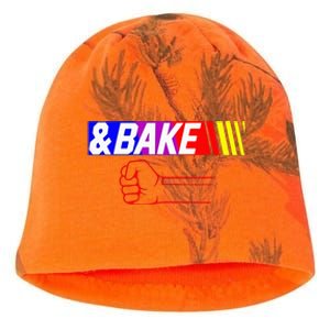 Shake And Bake Funny Family Lover Dad Daughter Son Matching Kati - Camo Knit Beanie